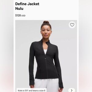 Lululemon Black Define Jacket